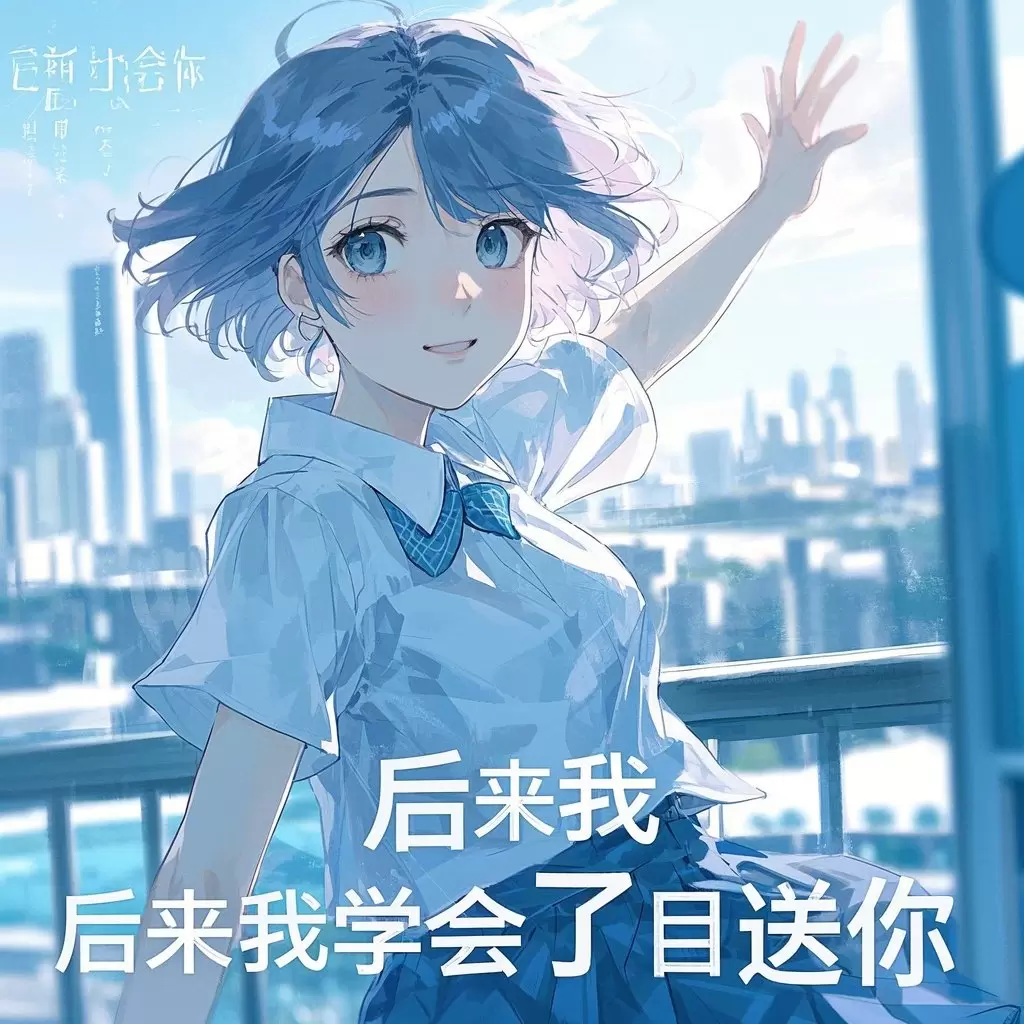 后来我学会了目送