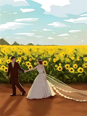 婚礼现场我的新郎